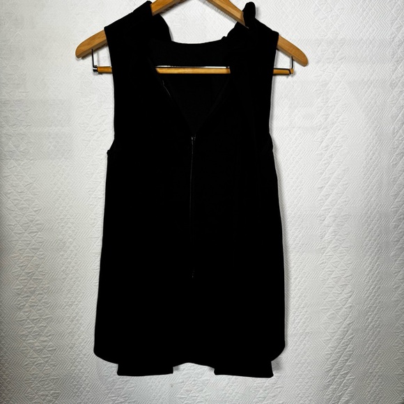 Tuckernuck Pomander Place Black Ruffle Neck Blouse - Picture 7 of 11